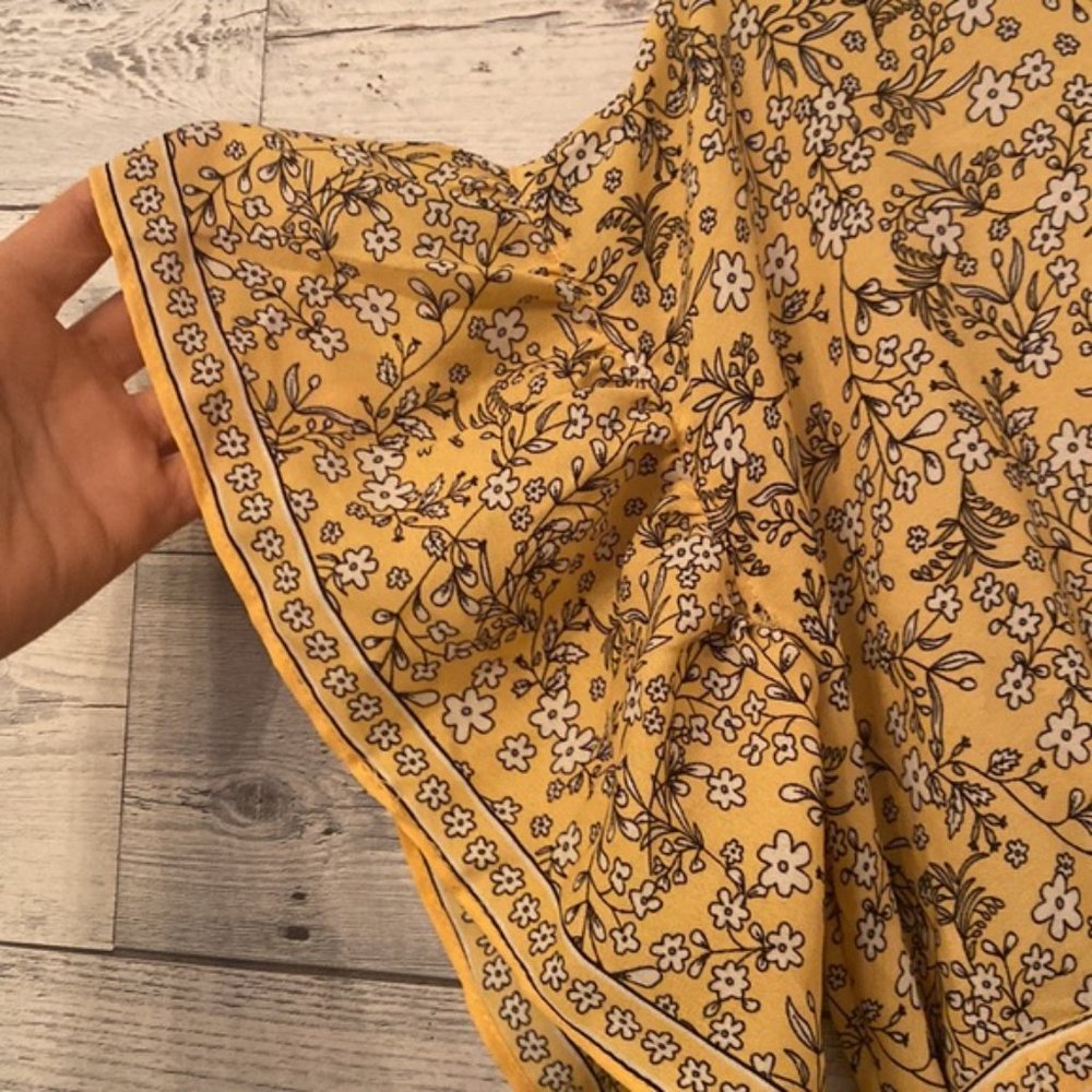 Beautiful Max Studio Yellow/Ivory Dress New Size XS - Picture 5 of 9